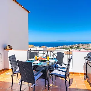 Bellarosa Sunset Ocean View In With Airco, Garage Apartment Costa Adeje (Tenerife)